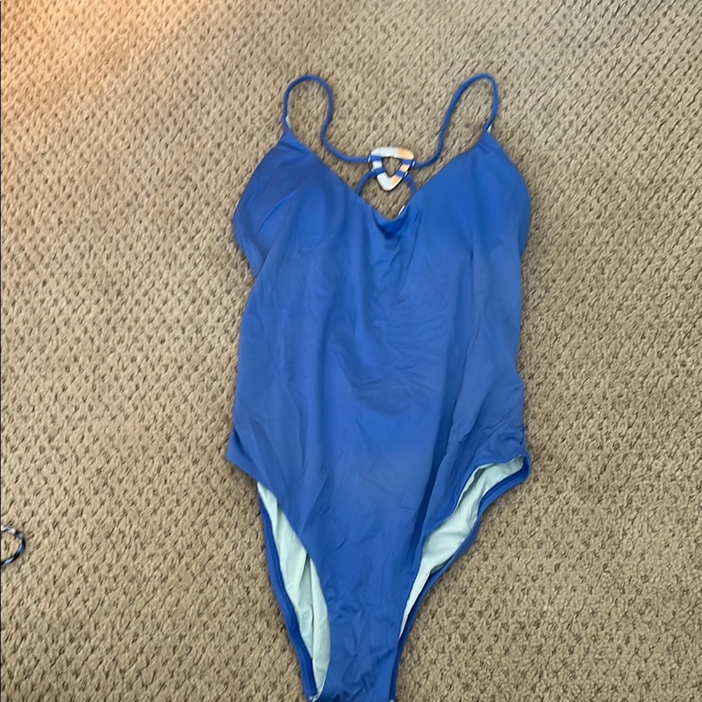 Dolce Vita - Women’s Blue One Piece Swimsuit Small